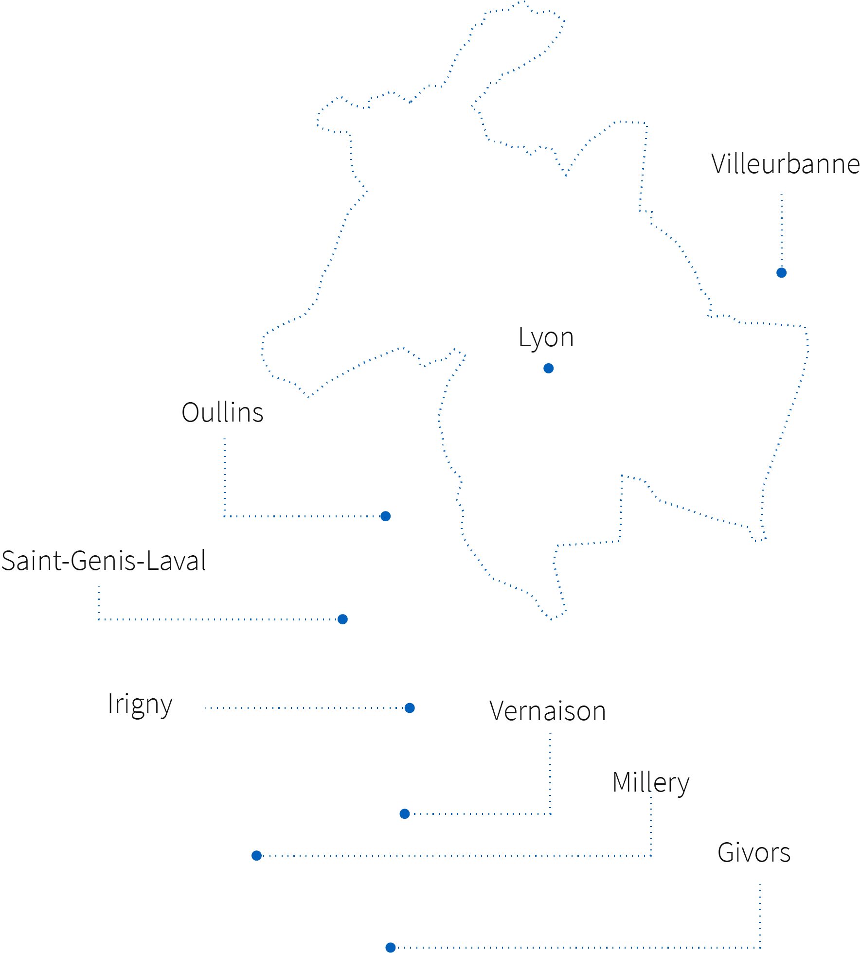 Carte Lyon